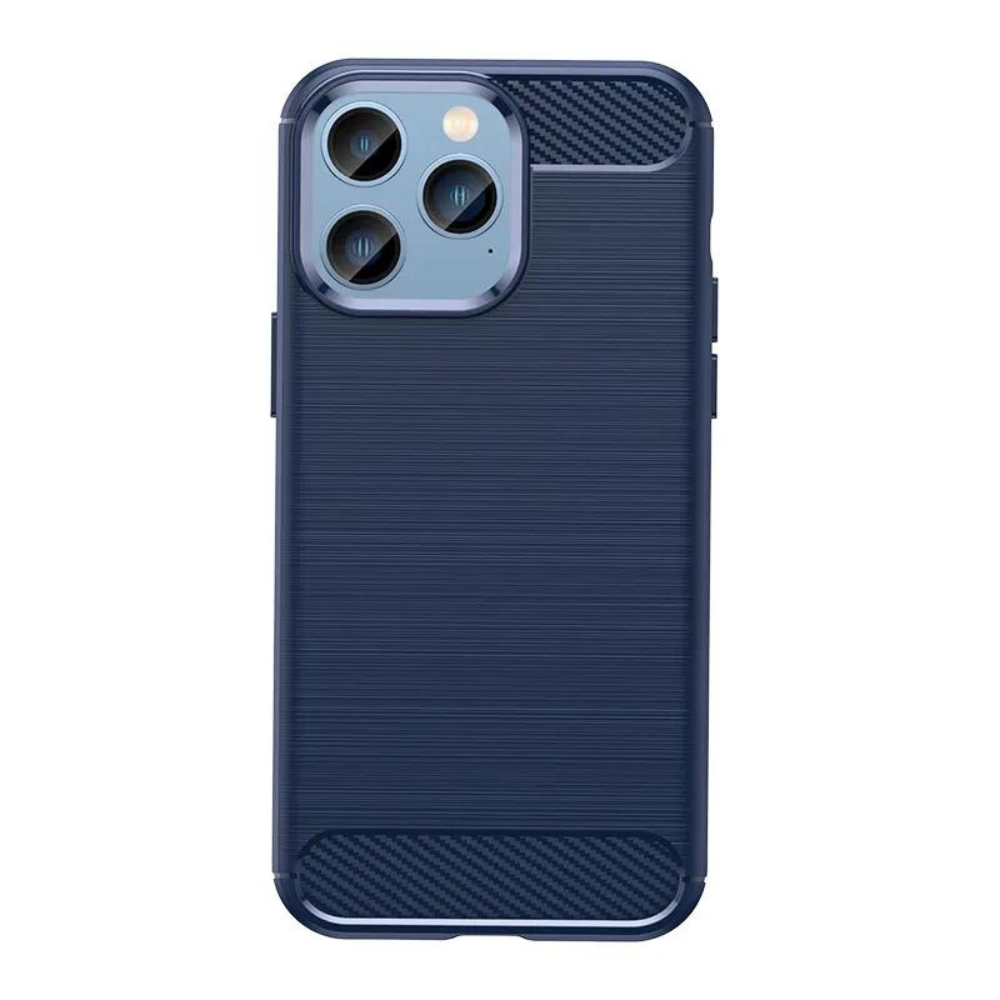 Coque carbon anti choc Bleu