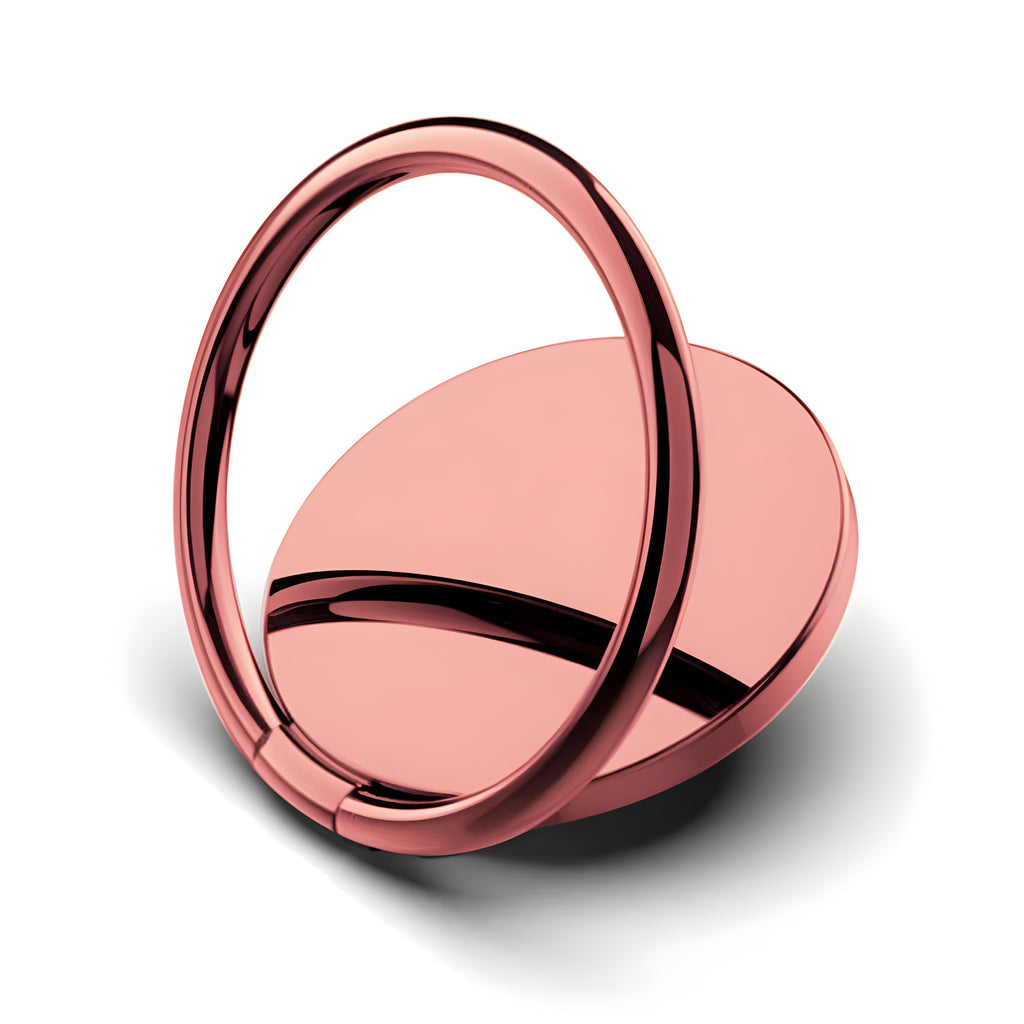 SmartRing - Anillo para smartphone con rotación de 360° (negro y rosa)